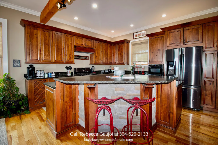 Gourmet Kitchen of an affordable rental property for sale in Caldwell WV...